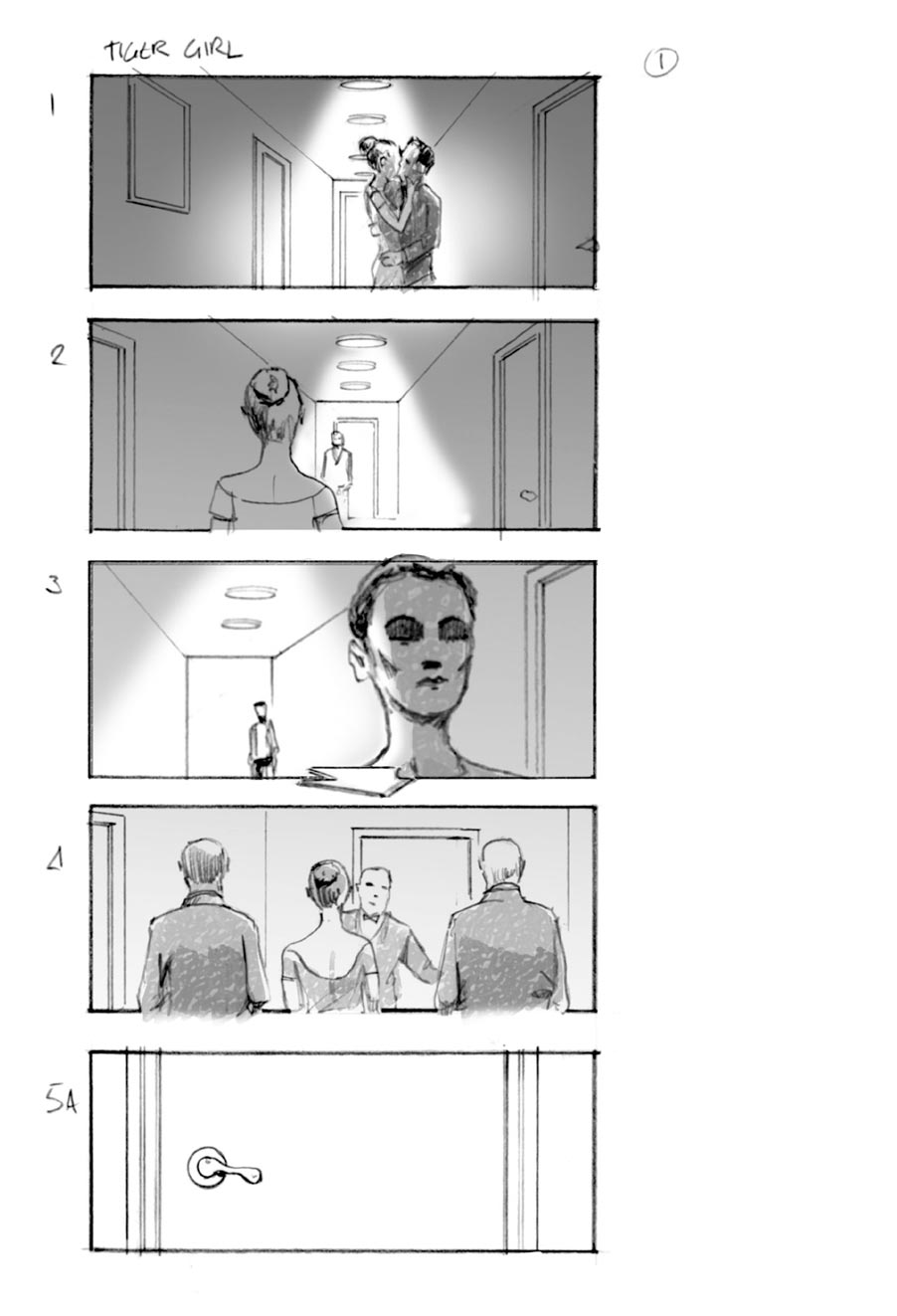 douglas ingram, storyboard art, infiniti car commercial