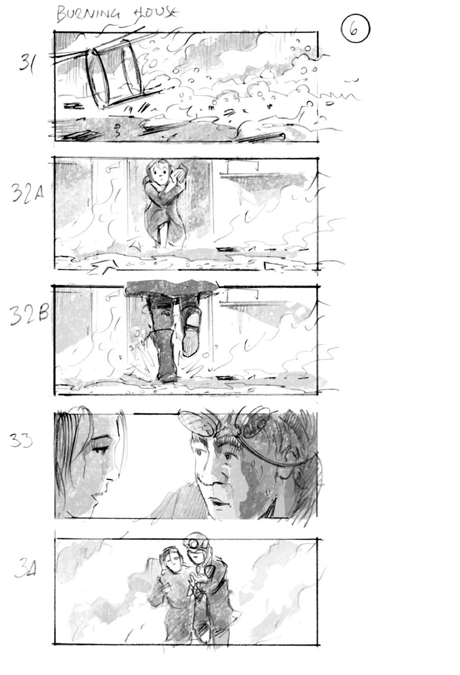 douglas ingram, storyboard art, infiniti car commercial