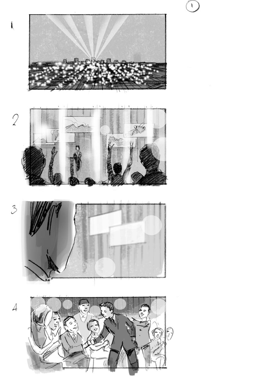 douglas ingram, storyboard art, lexus car commercial