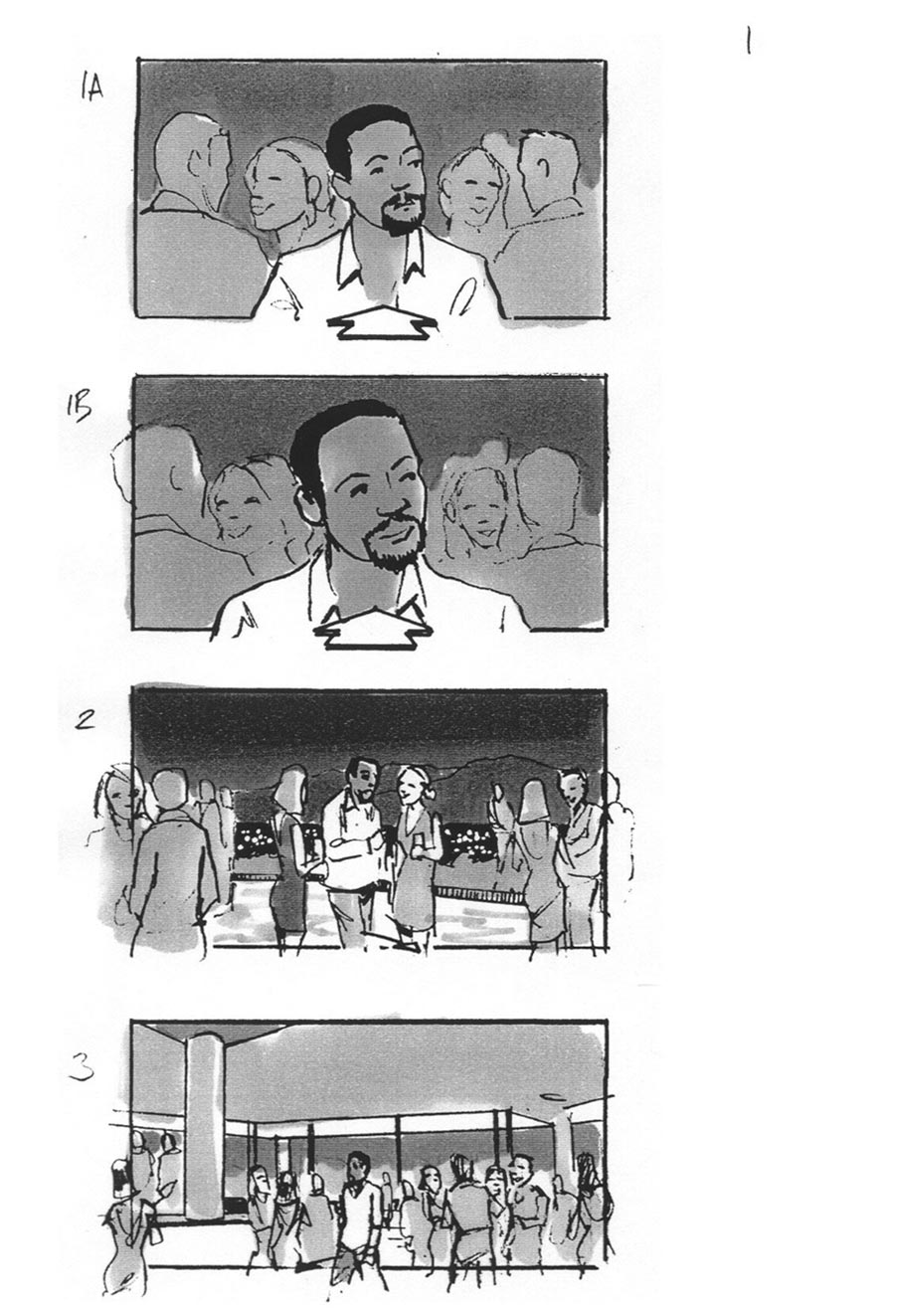 douglas ingram, storyboard art, lincoln car commercial