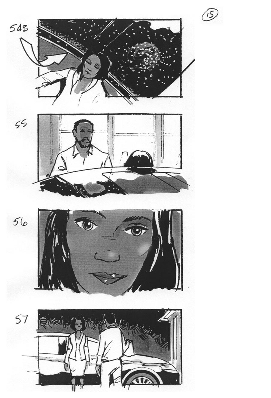 douglas ingram, storyboard art, lincoln car commercial