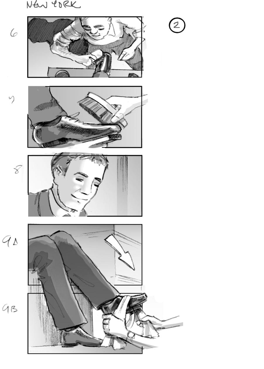 douglas ingram, storyboard art, gucci commercial