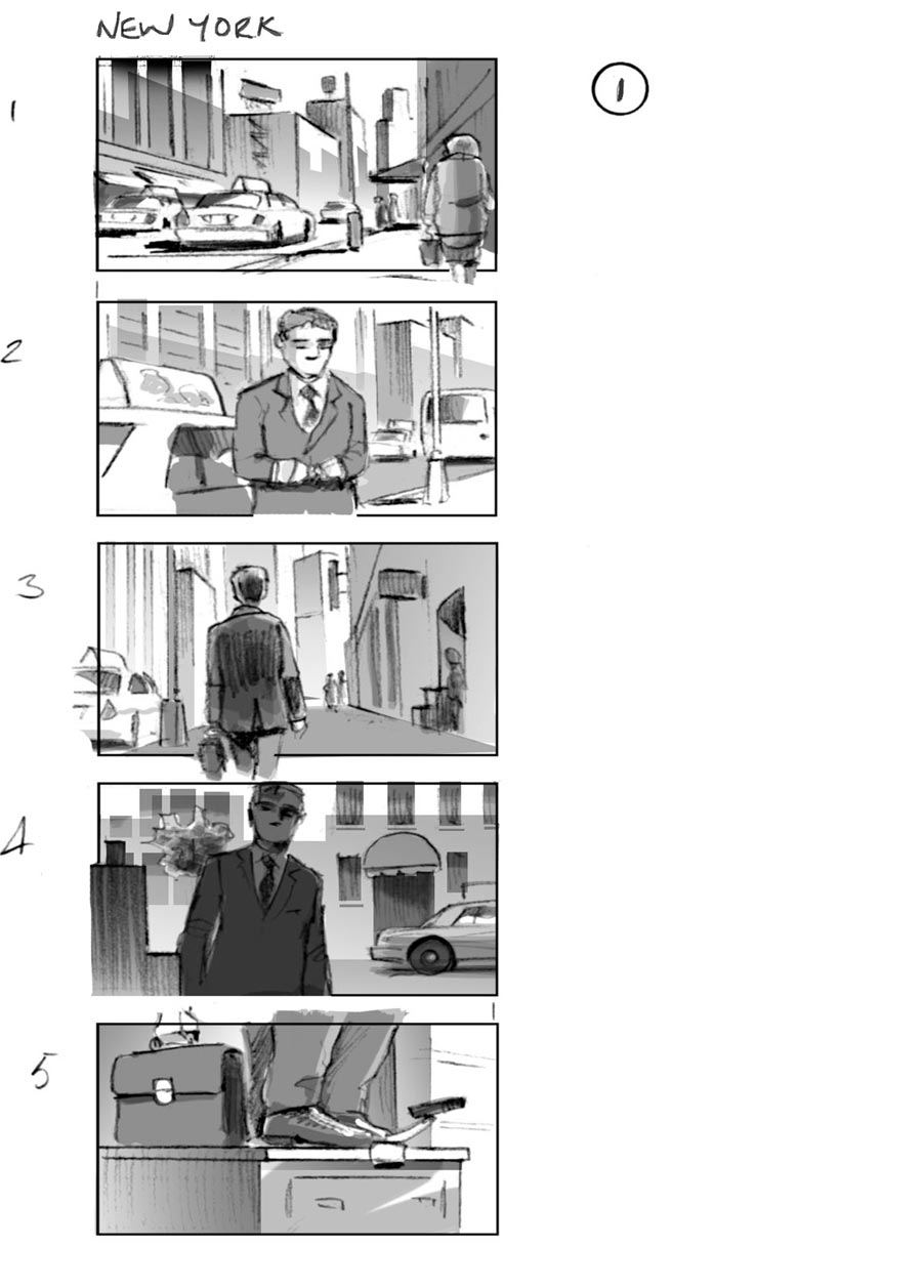 douglas ingram, storyboard art, gucci commercial