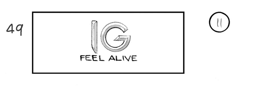 douglas ingram, storyboard art, IG commercial