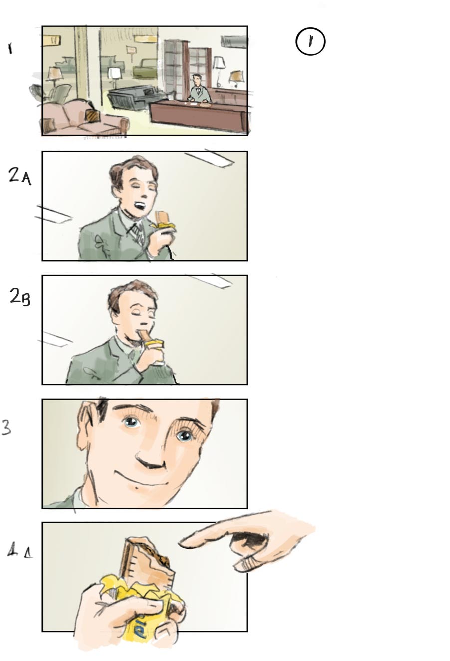 douglas ingram, storyboard art, pick up commercial