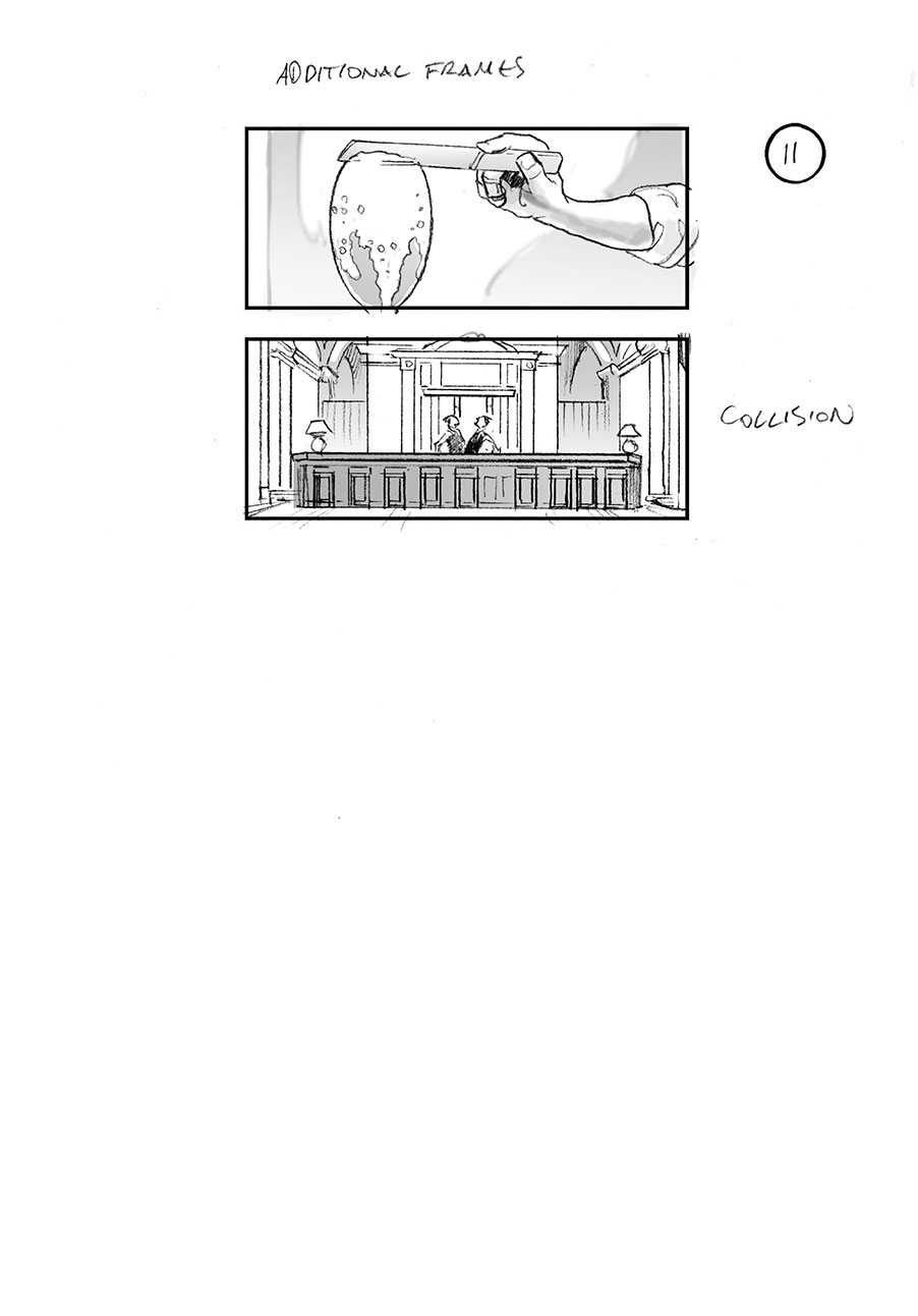 douglas ingram, storyboard art, stella artois commercial