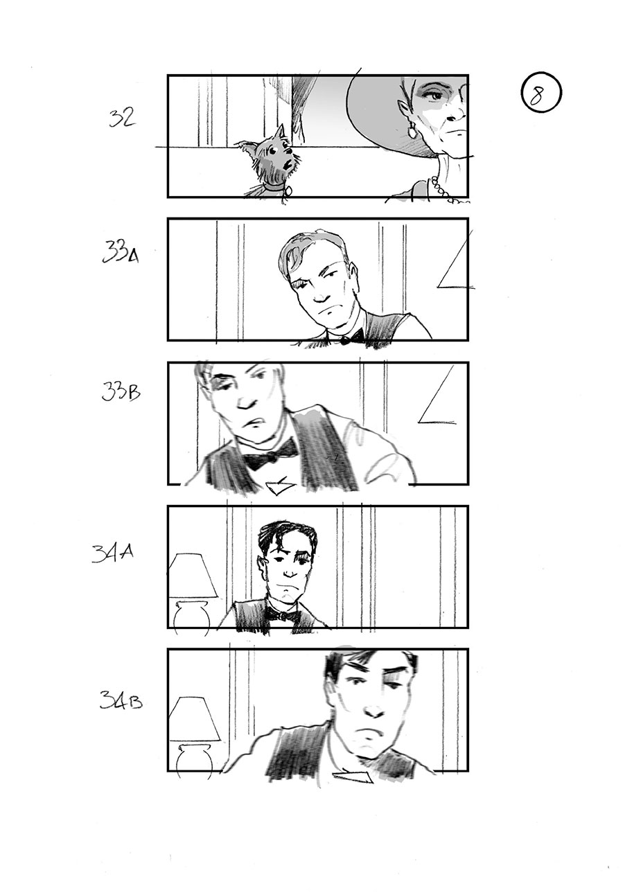 douglas ingram, storyboard art, stella artois commercial