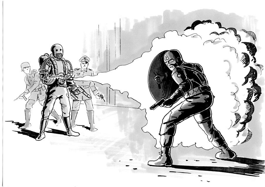 douglas ingram, concept art, captain america