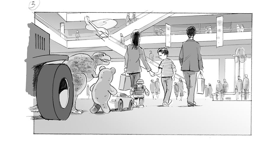 douglas ingram, concept art, shopping malls