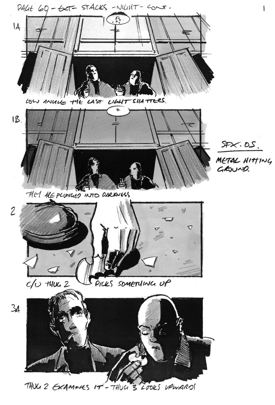 douglas ingram, storyboard art, batman begins