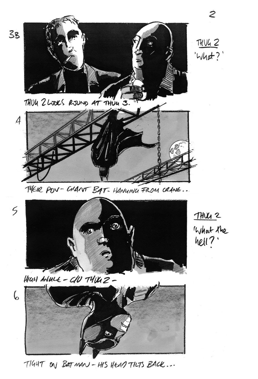 douglas ingram, storyboard art, batman begins