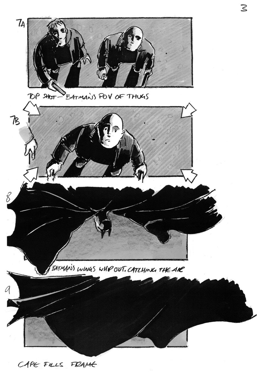 douglas ingram, storyboard art, batman begins