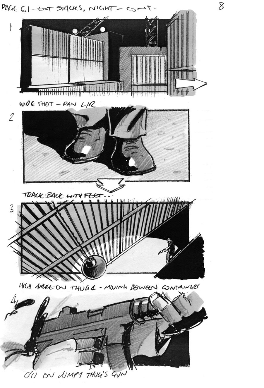 douglas ingram, storyboard art, batman begins