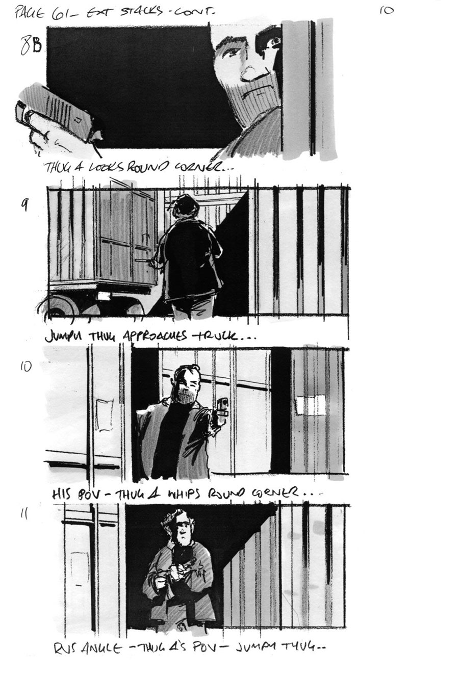douglas ingram, storyboard art, batman begins