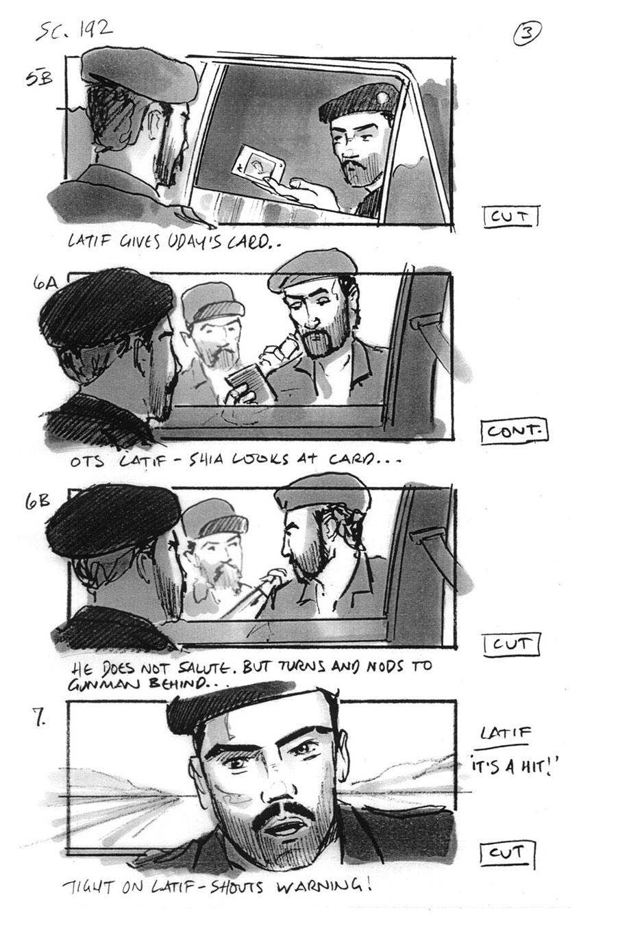 douglas ingram, storyboard art, devil's double