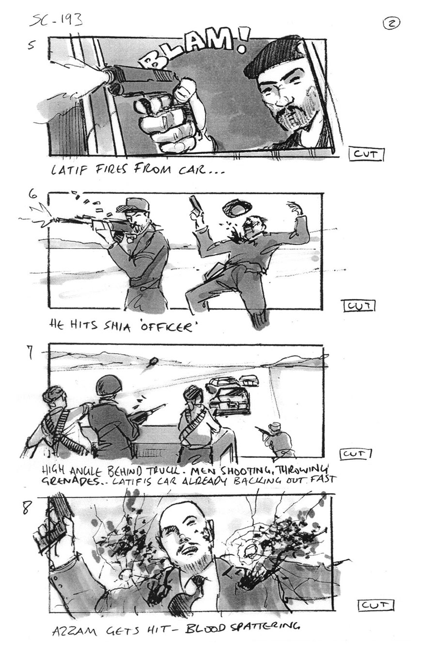 douglas ingram, storyboard art, devil's double