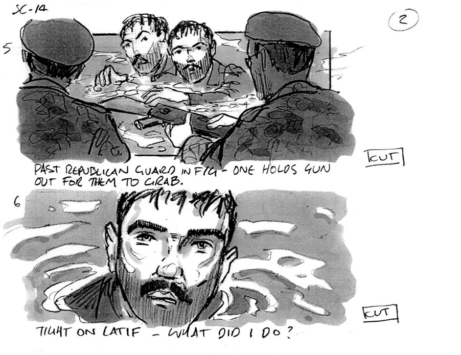 douglas ingram, storyboard art, devil's double