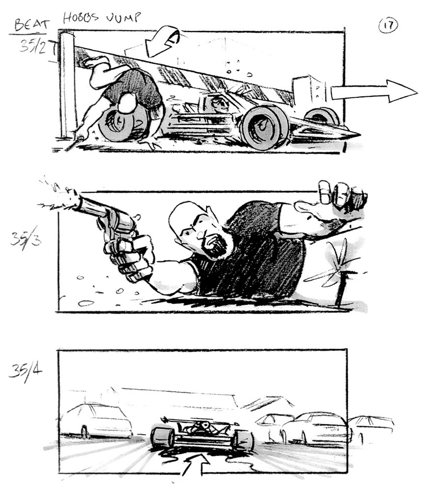douglas ingram, storyboard art, fast & furious 6