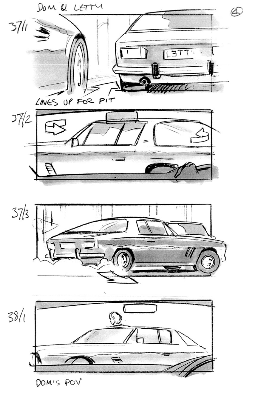 douglas ingram, storyboard art, fast & furious 6