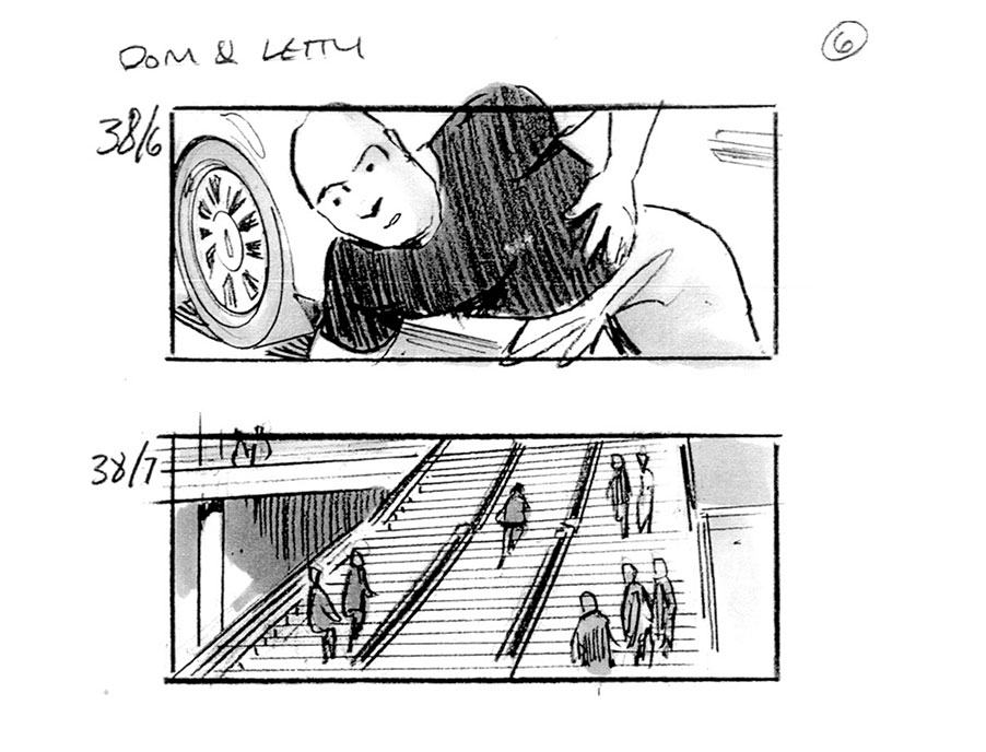 douglas ingram, storyboard art, fast & furious 6