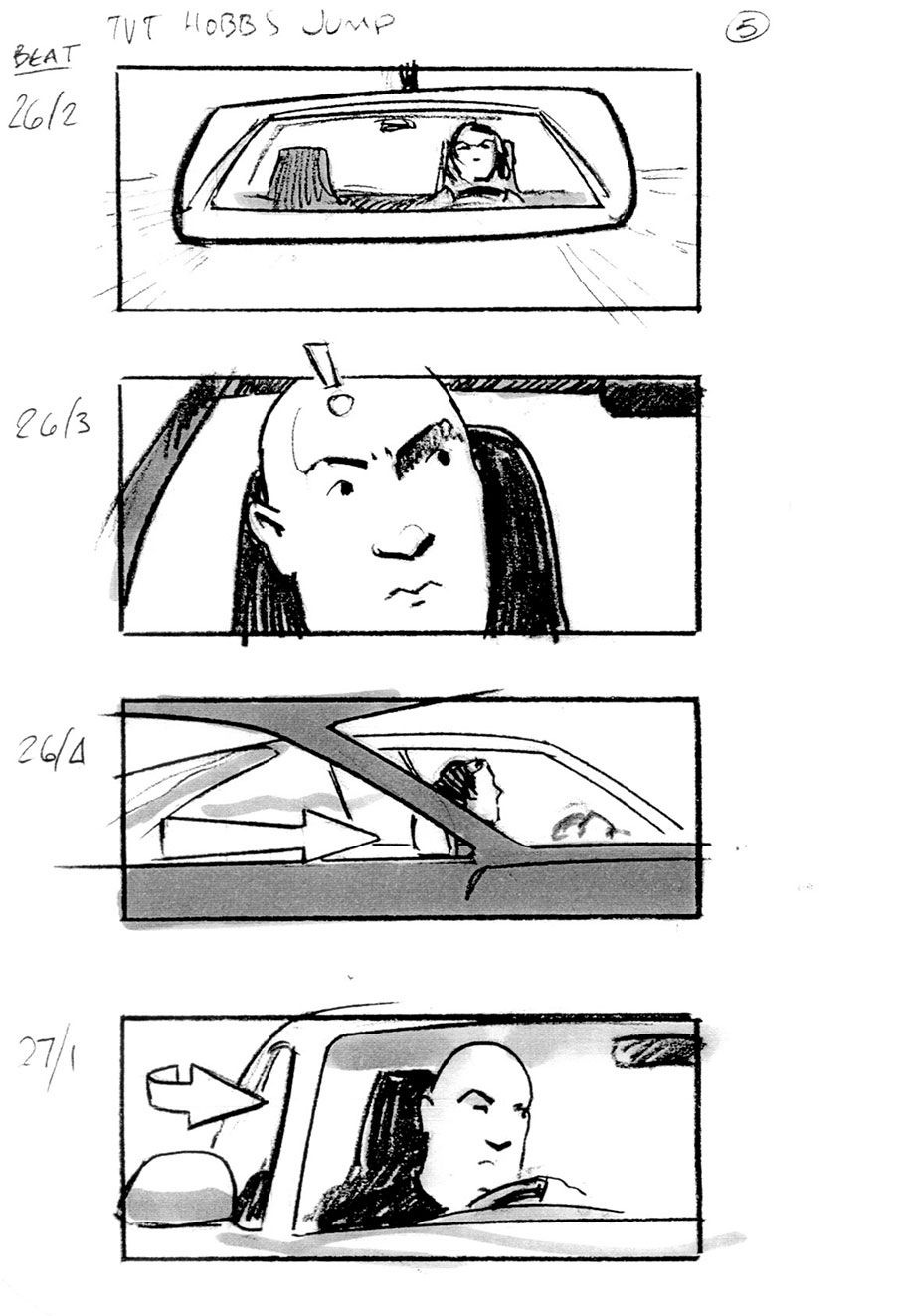 douglas ingram, storyboard art, fast & furious 6