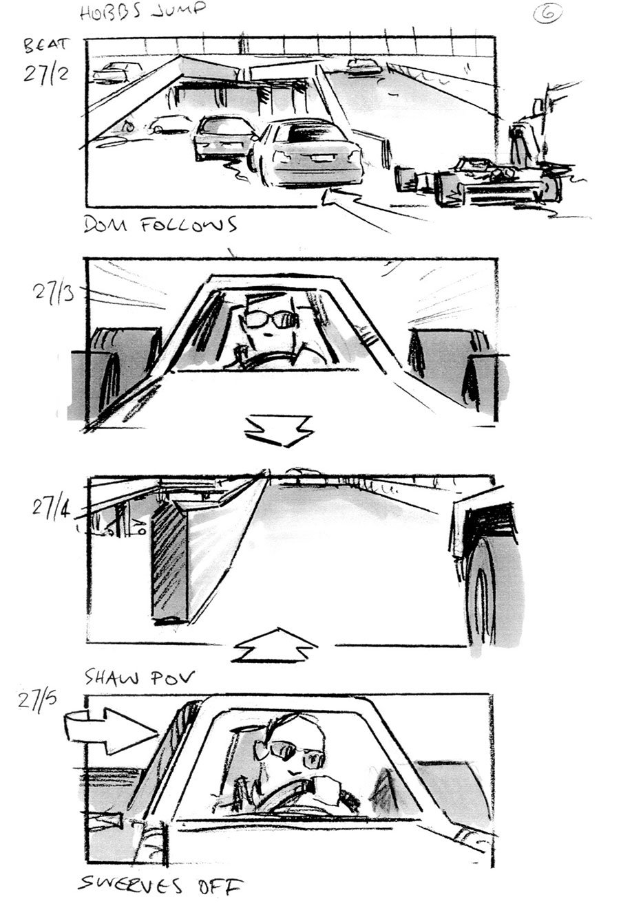 douglas ingram, storyboard art, fast & furious 6