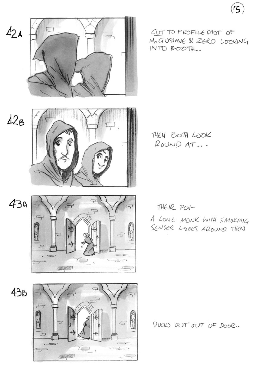 douglas ingram, storyboard art, grand budapest hotel