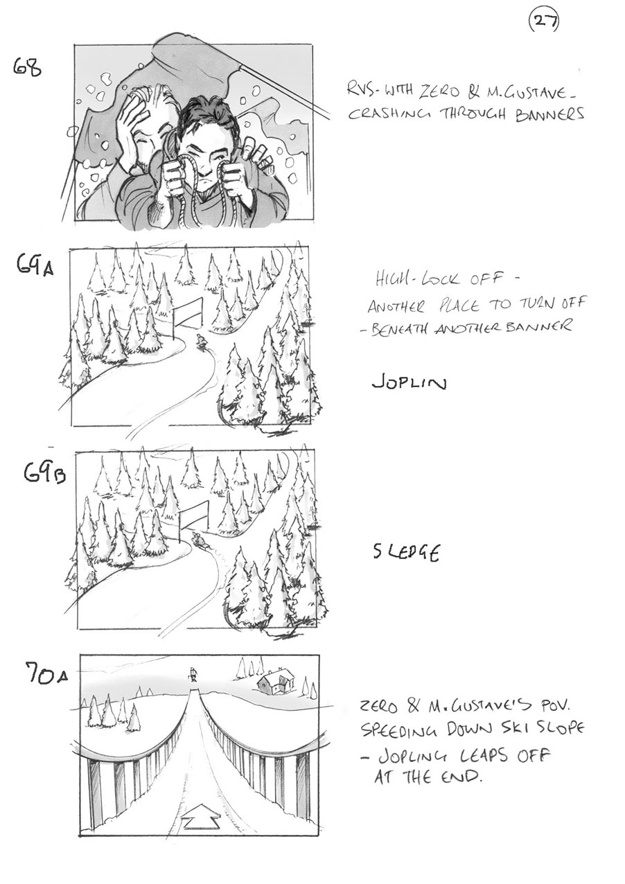 douglas ingram, storyboard art, grand budapest hotel