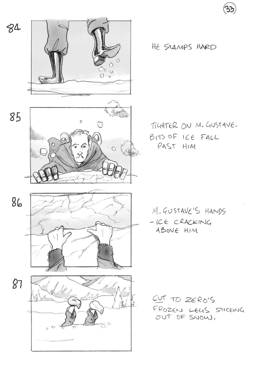 douglas ingram, storyboard art, grand budapest hotel