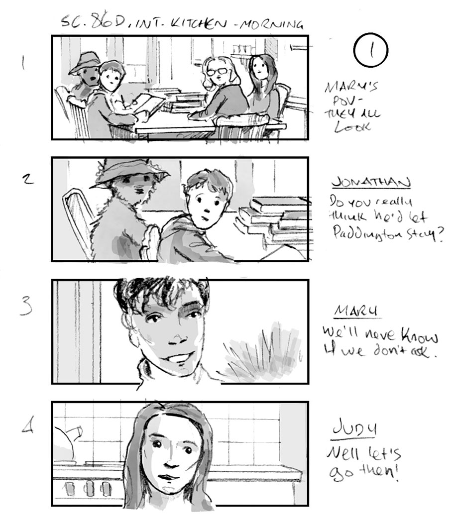 douglas ingram, storyboard art, paddington
