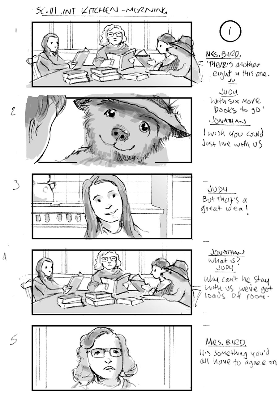 douglas ingram, storyboard art, paddington