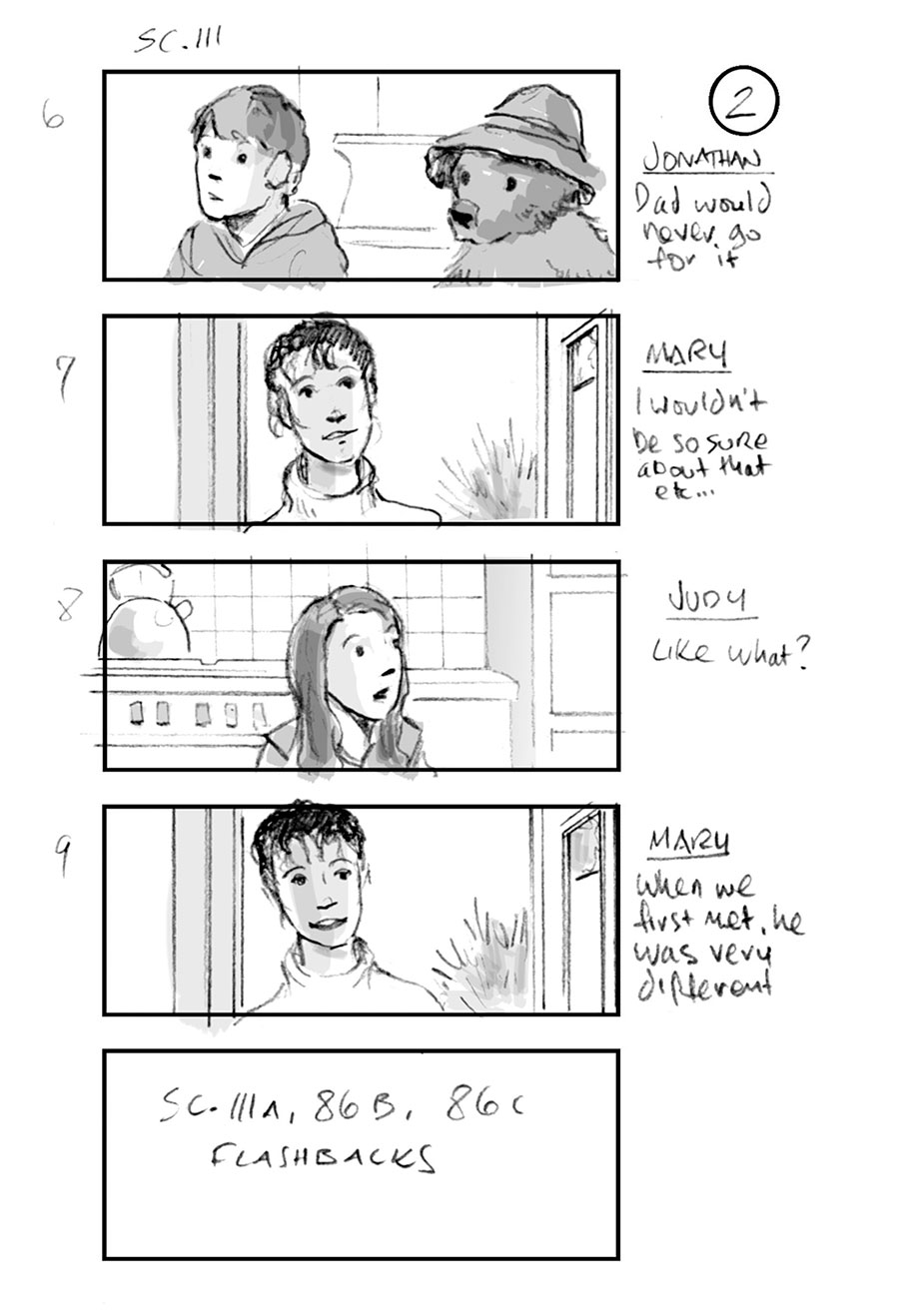 douglas ingram, storyboard art, paddington