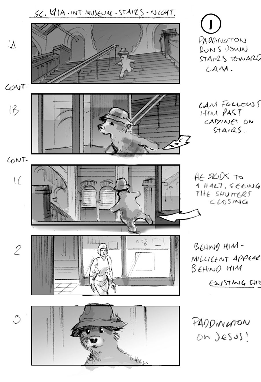 douglas ingram, storyboard art, paddington