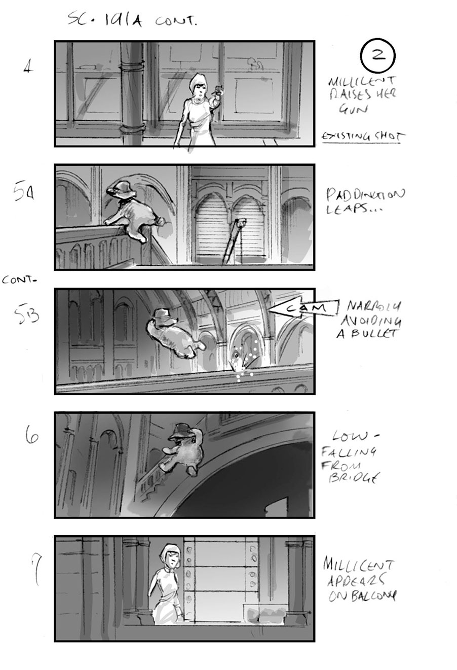 douglas ingram, storyboard art, paddington