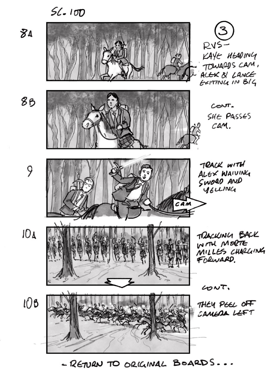 douglas ingram, storyboard art, the kid who would be king