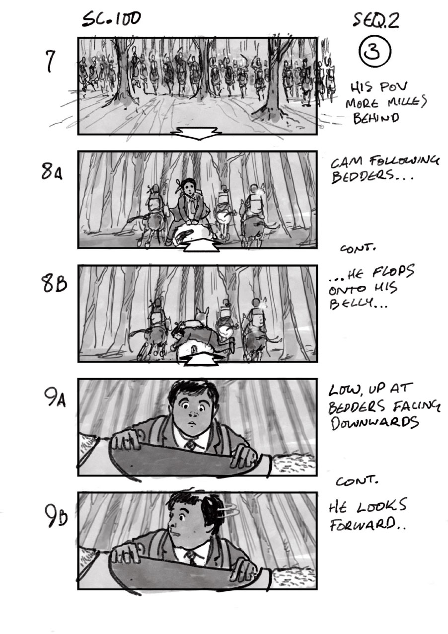 douglas ingram, storyboard art, the kid who would be king