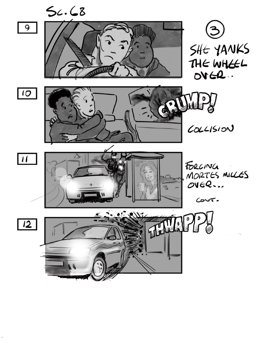 douglas ingram, storyboard art, the kid who would be king