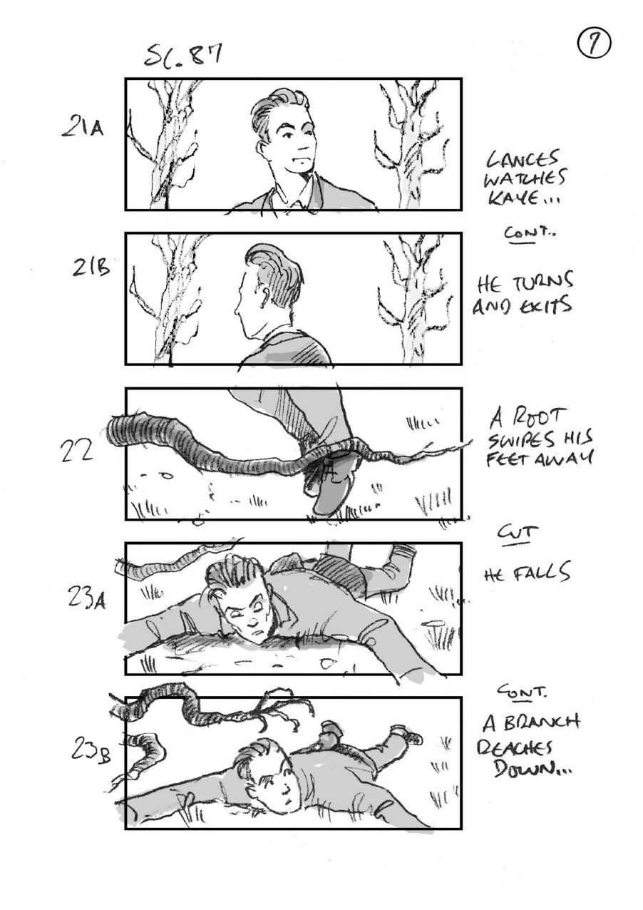 douglas ingram, storyboard art, the kid who would be king