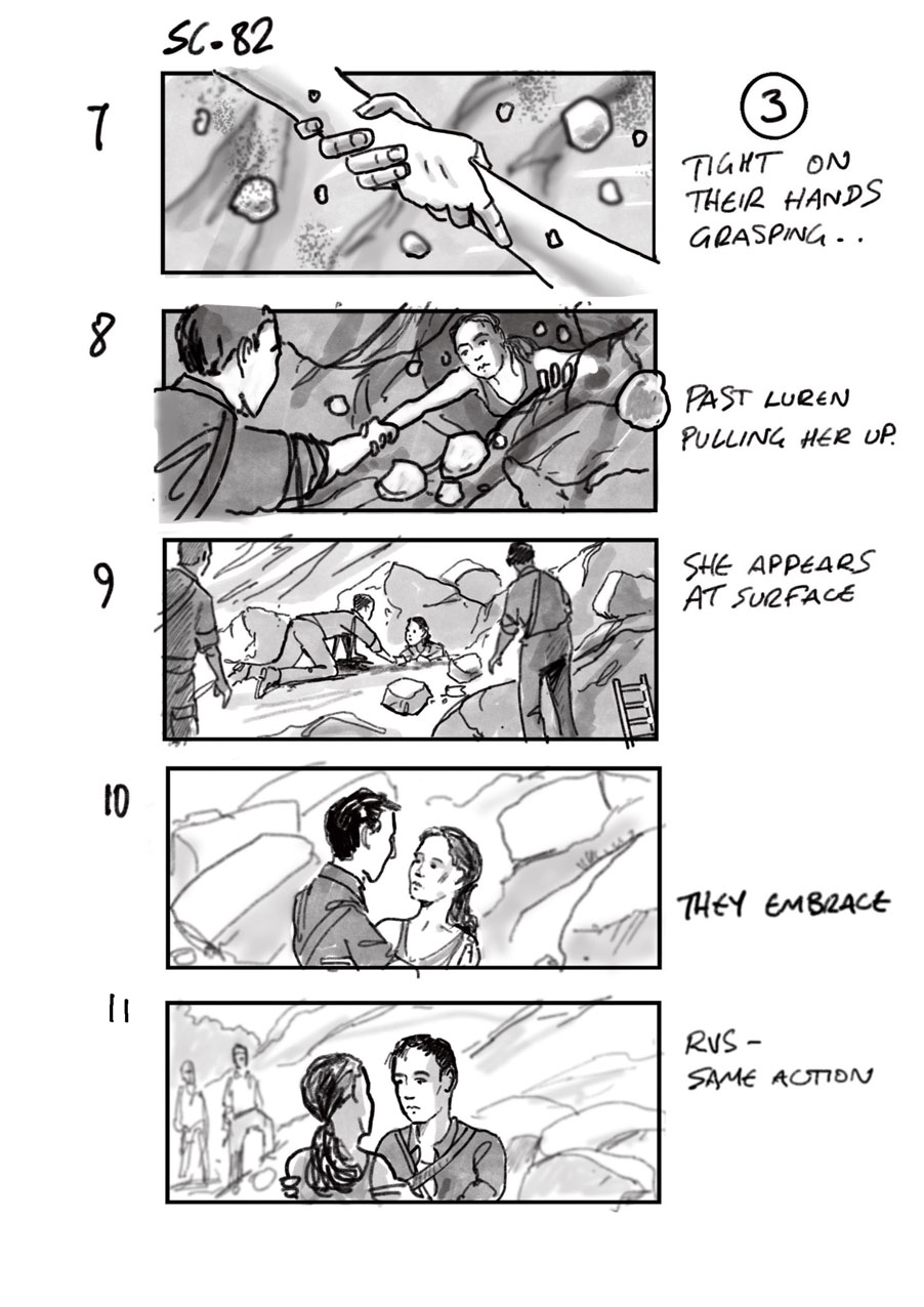 douglas ingram, storyboard art, tomb raider