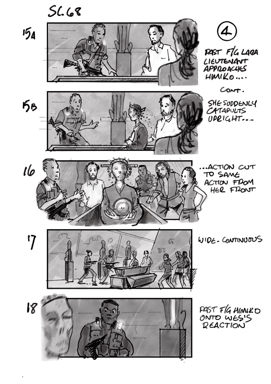 douglas ingram, storyboard art, tomb raider