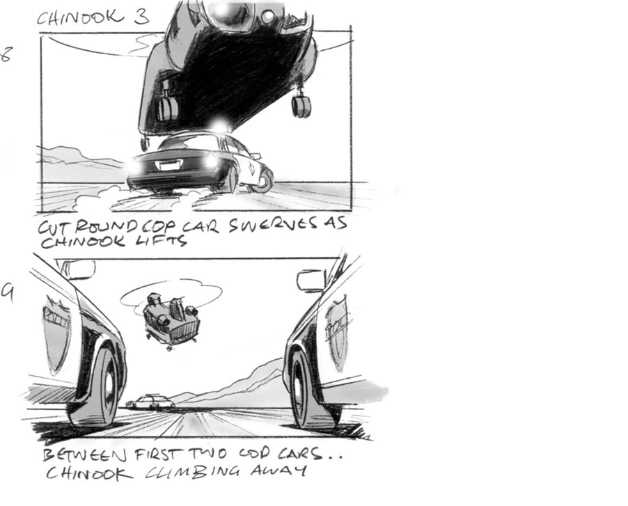 douglas ingram, storyboard art, ea games most wanted