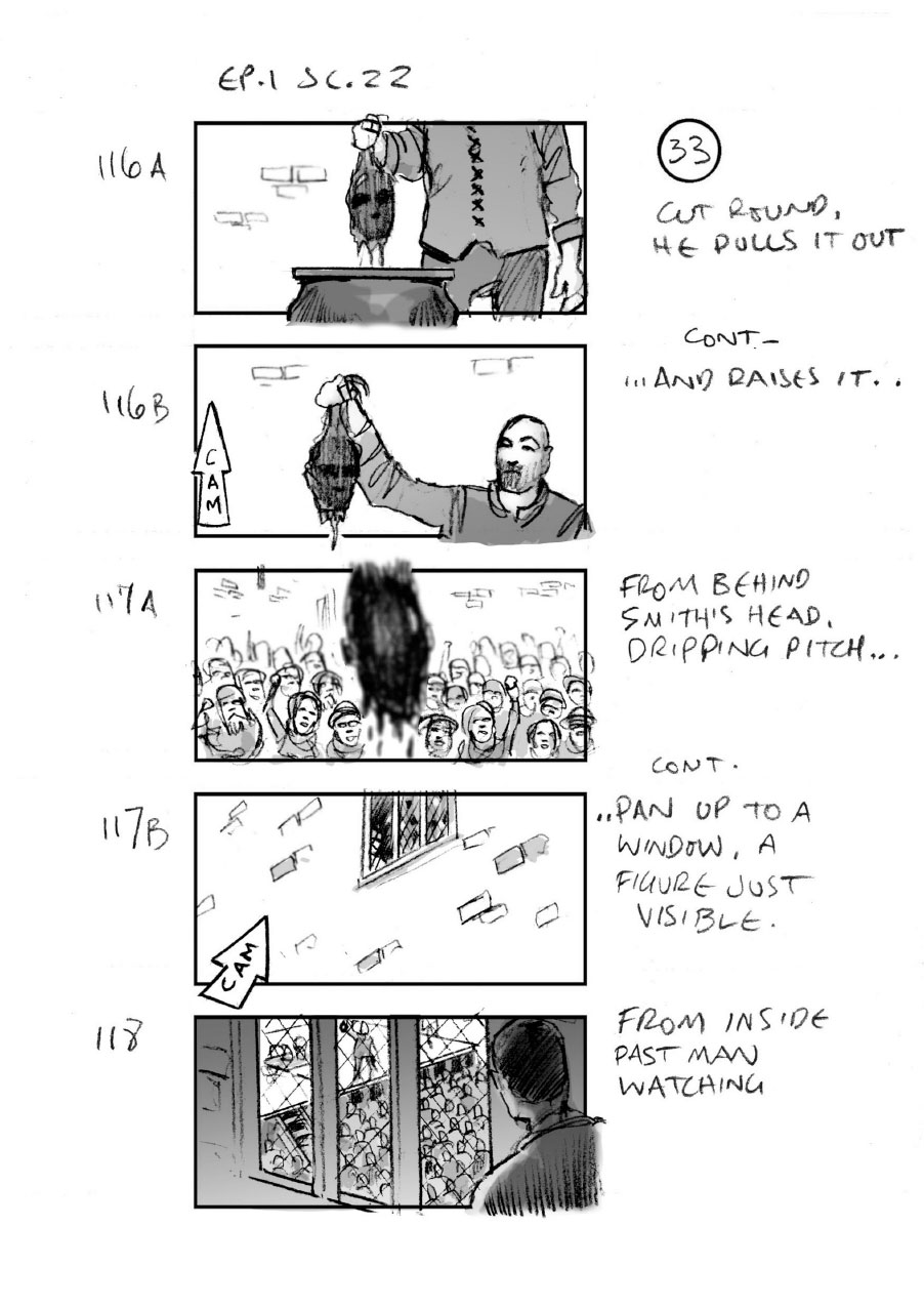 douglas ingram, storyboard art, gunpowder